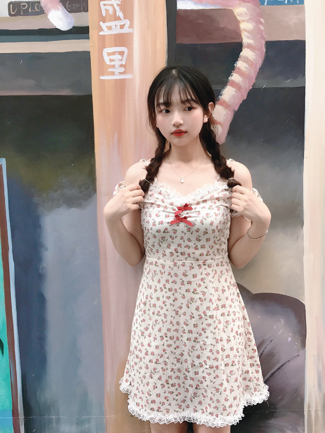Get trendy with Picnic on a Sunny Afternoon Strawberry Mini Dress - Dresses available at Peiliee Shop. Grab yours for $42 today!
