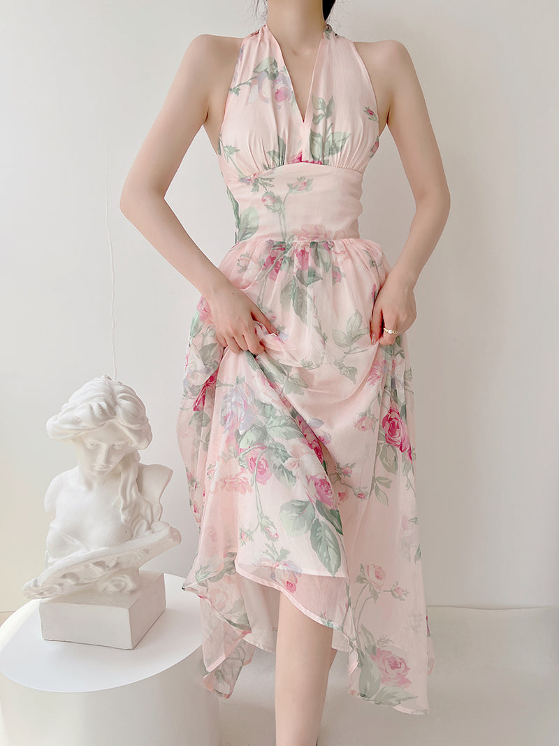 Get trendy with Lost In Dream Floral Dress Gown - Dresses available at Peiliee Shop. Grab yours for $46 today!