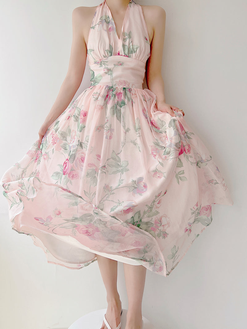 Get trendy with Lost In Dream Floral Dress Gown - Dresses available at Peiliee Shop. Grab yours for $46 today!
