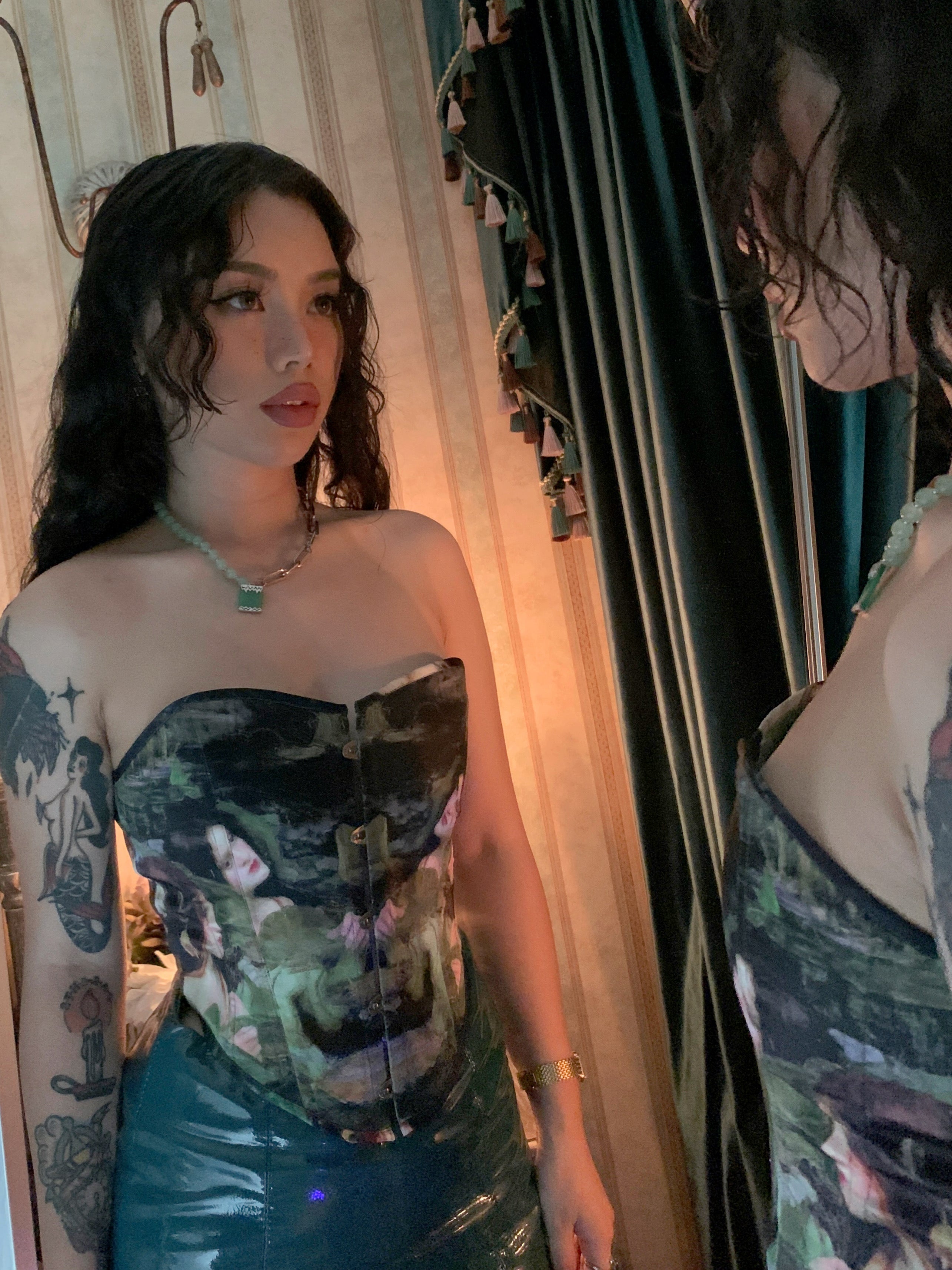 Get trendy with Remember me handmade corset - available at Peiliee Shop. Grab yours for $79.90 today!