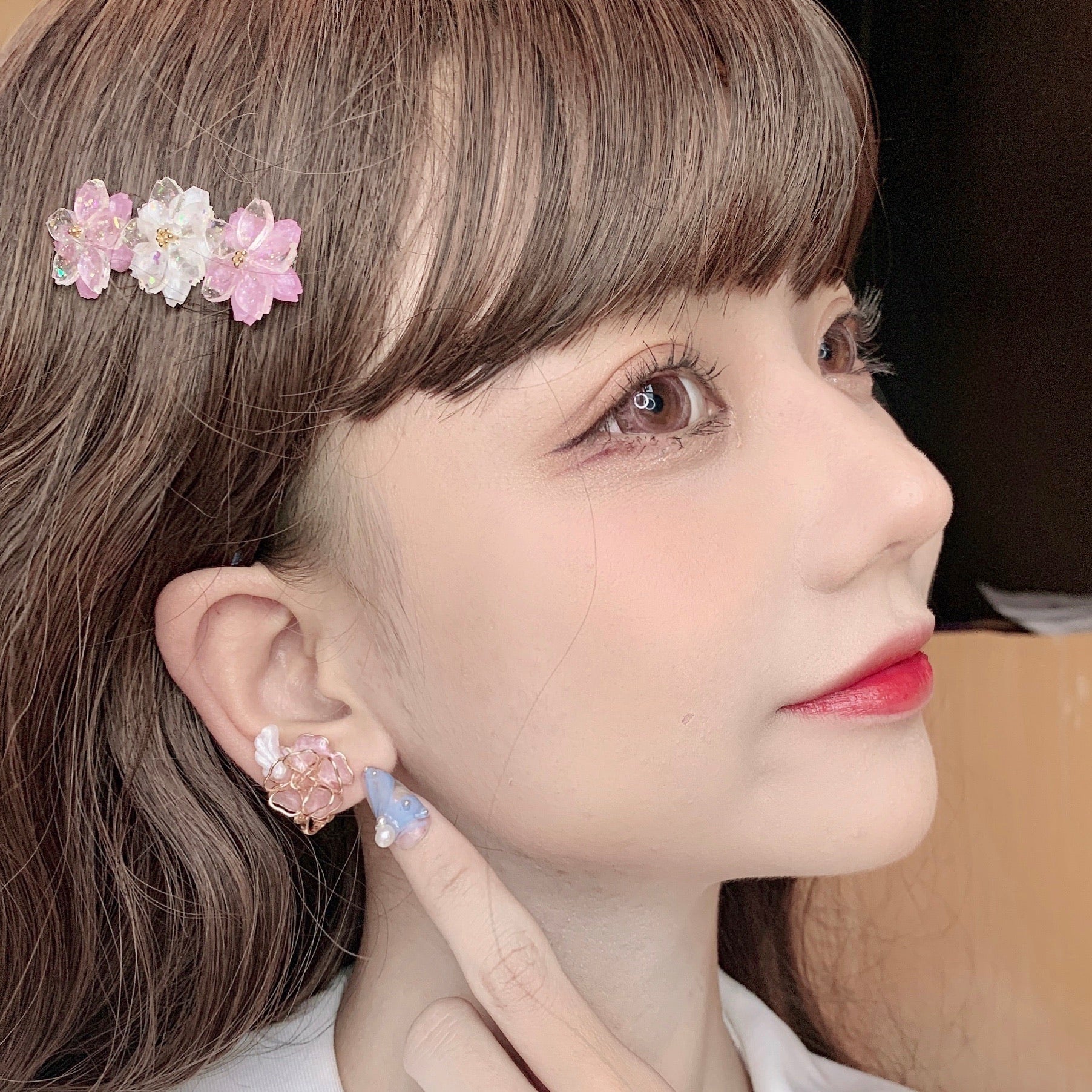 Get trendy with Sakura Rain Fairy Dream Handmade Ring Hairpin Necklace Set - available at Peiliee Shop. Grab yours for $15 today!