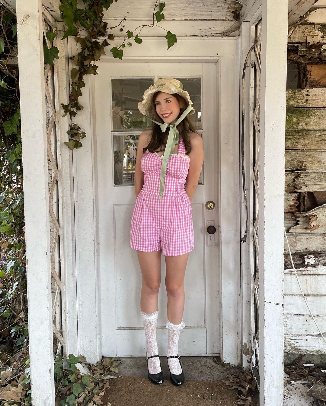 Get trendy with Sea Kissed Sailor Gingham Bodysuit Dress - Dresses available at Peiliee Shop. Grab yours for $48 today!