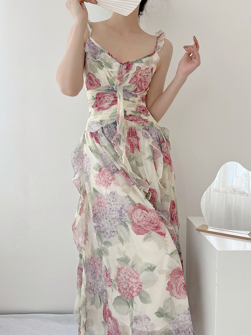 Get trendy with Flower Fairy Floral Dress - Dresses available at Peiliee Shop. Grab yours for $48 today!