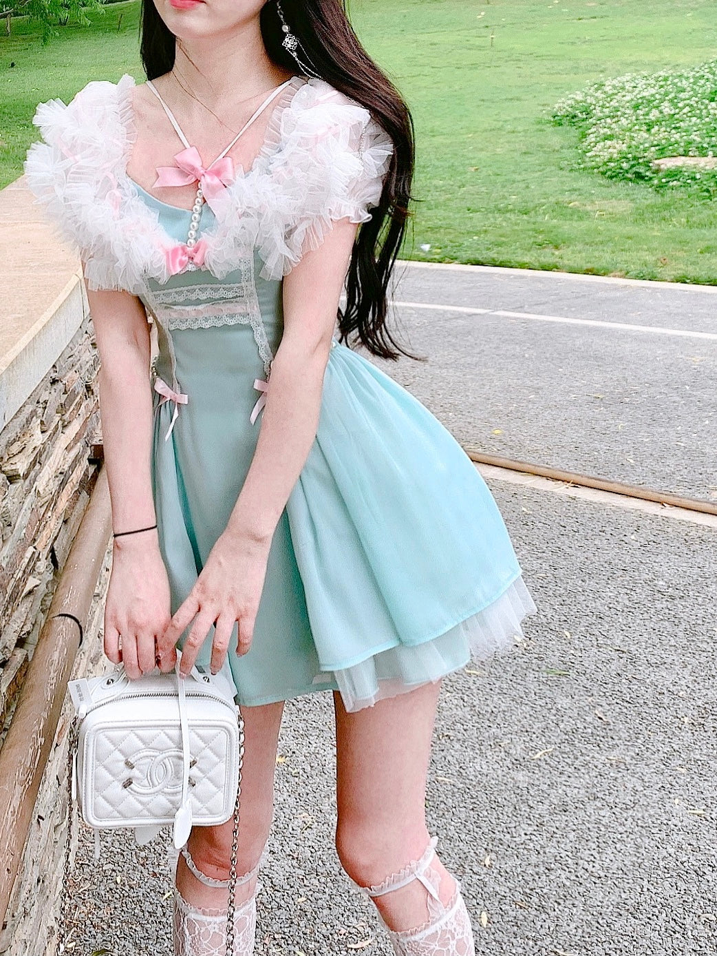 Get trendy with Daisy Amour Mini Dress - Dress available at Peiliee Shop. Grab yours for $49.90 today!