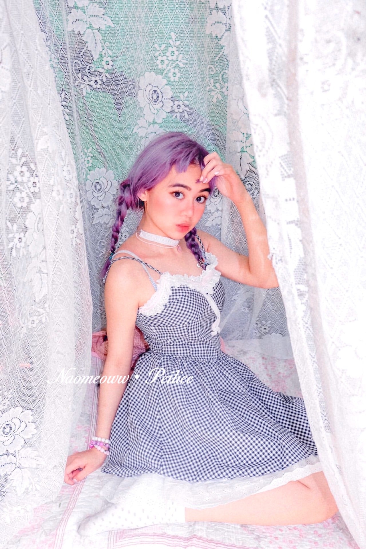 Get trendy with Ballet Dream Babydoll Ballerina gingham dress - Dress available at Peiliee Shop. Grab yours for $36 today!