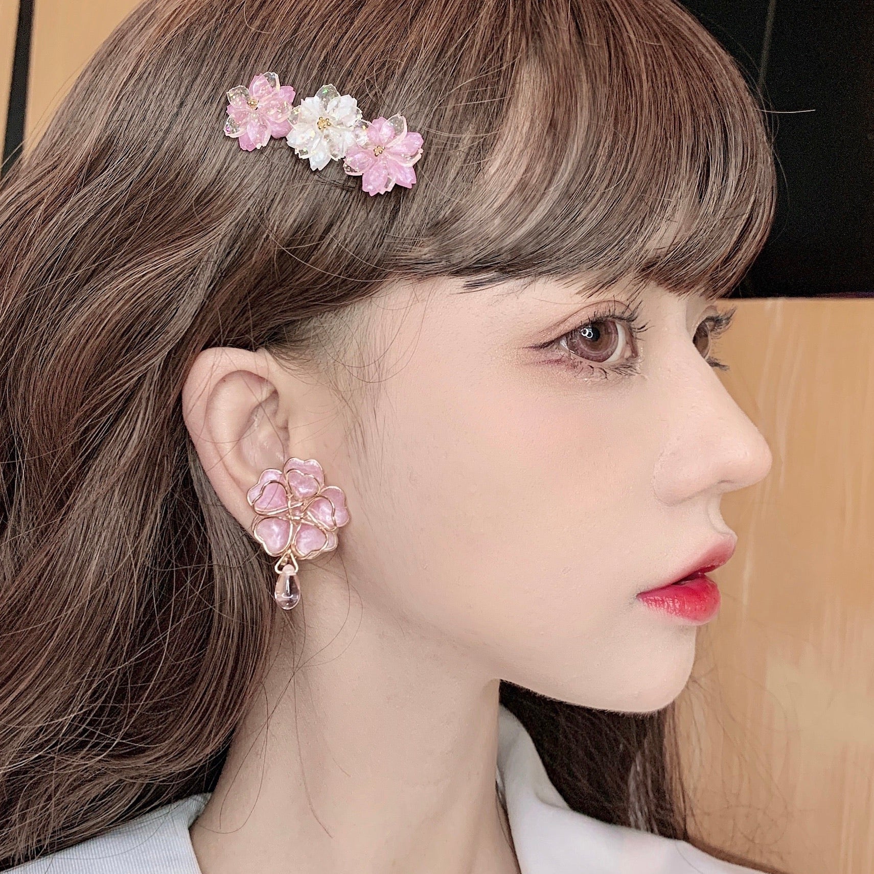 Get trendy with Sakura Rain Fairy Dream Handmade Ring Hairpin Necklace Set - available at Peiliee Shop. Grab yours for $15 today!