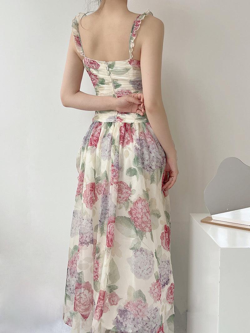 Get trendy with Flower Fairy Floral Dress - Dresses available at Peiliee Shop. Grab yours for $48 today!