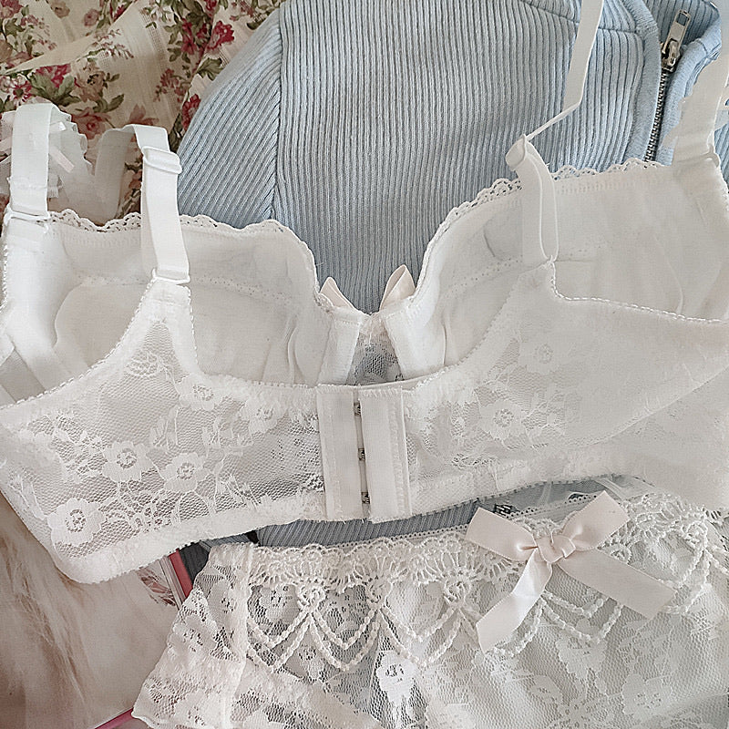 Get trendy with Angel Ribbon for stars and roses Bra Set - lingerie available at Peiliee Shop. Grab yours for $26 today!