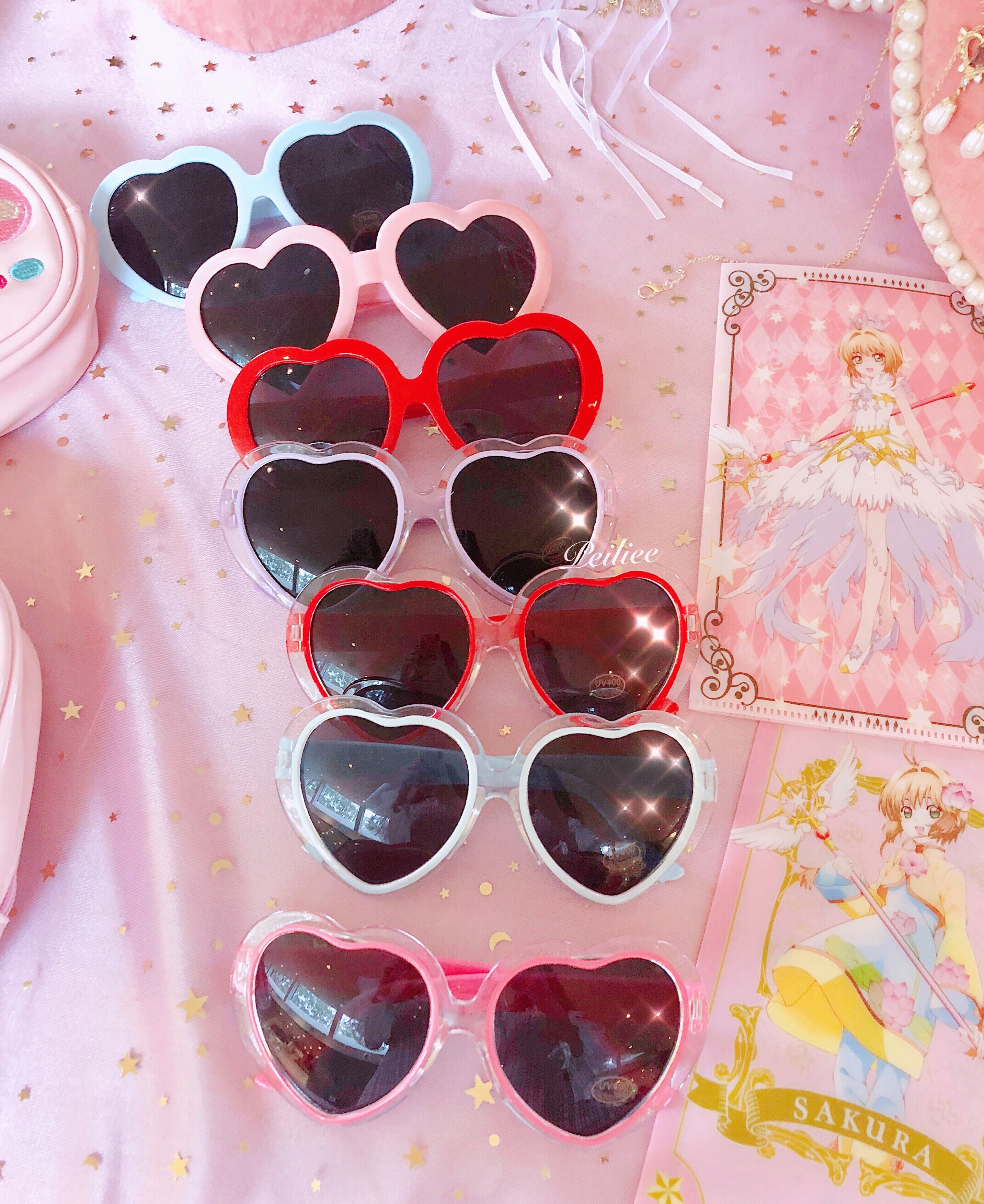 Get trendy with My Little Fairy Heart Sunglasses - available at Peiliee Shop. Grab yours for $9.90 today!