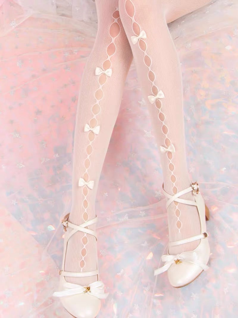 Get trendy with Ribbon Doll Lace Stocking - Stocking available at Peiliee Shop. Grab yours for $18 today!