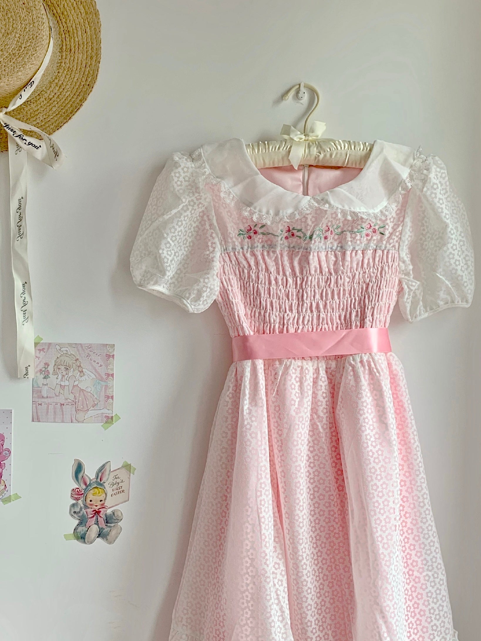 Get trendy with Rose Mist French Romantic Dress - available at Peiliee Shop. Grab yours for $58 today!