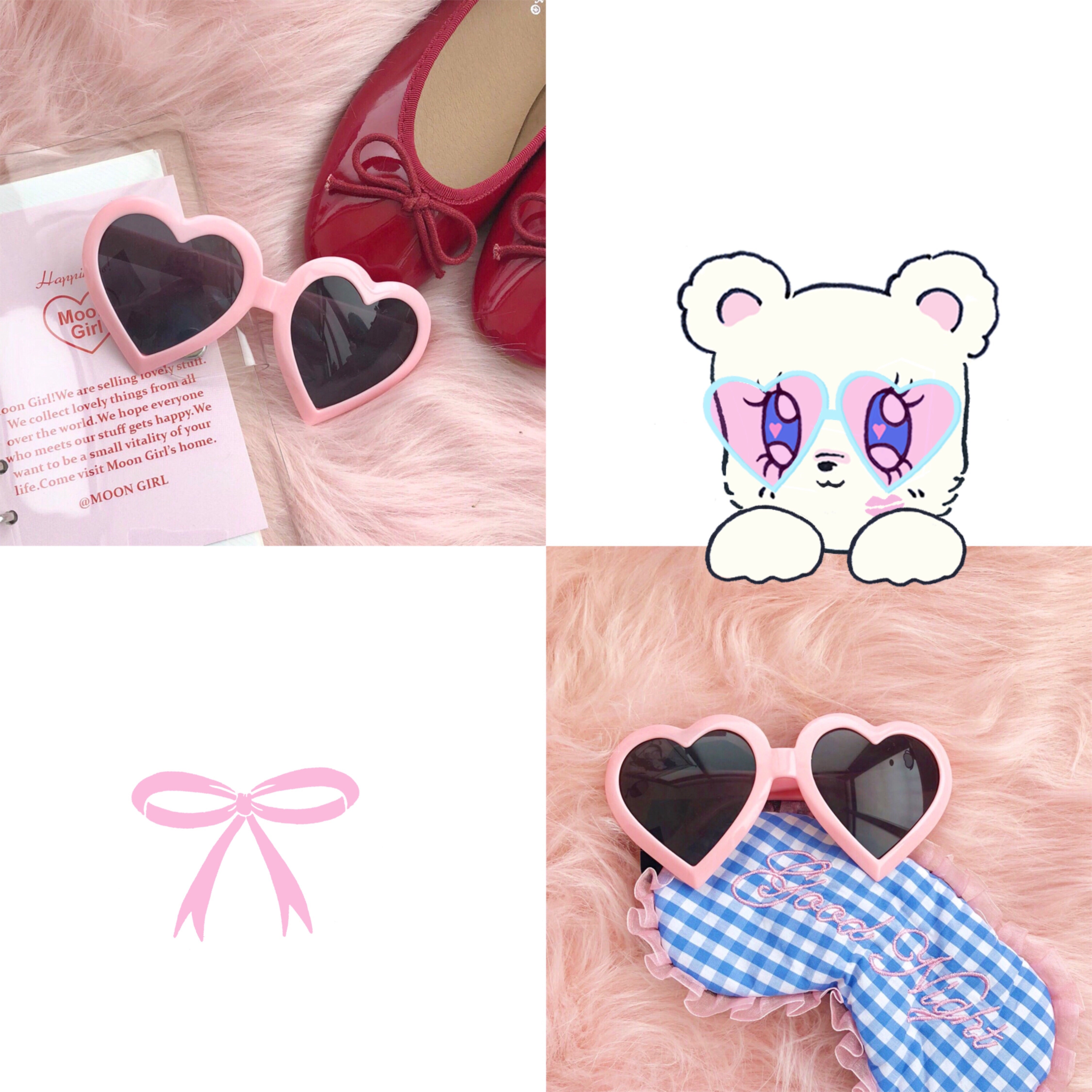 Get trendy with My Little Fairy Heart Sunglasses - available at Peiliee Shop. Grab yours for $9.90 today!