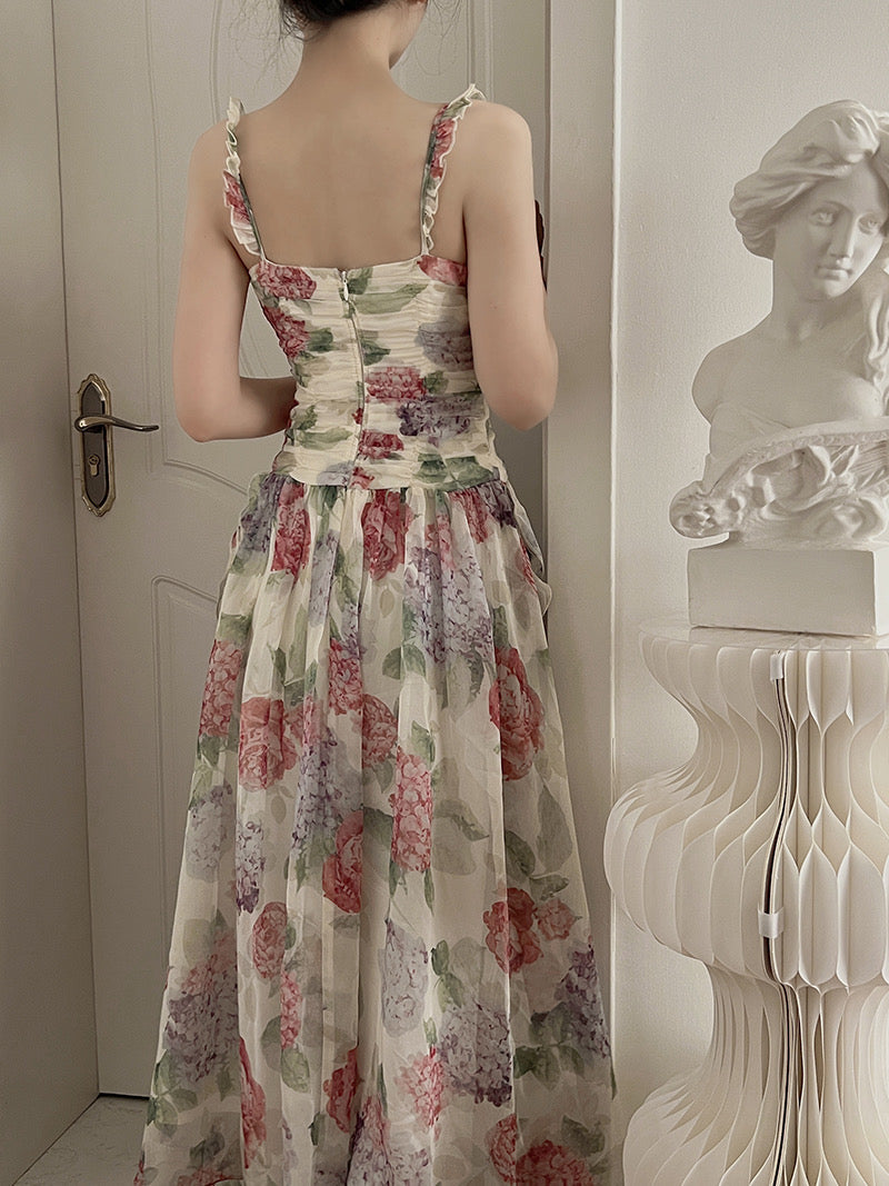 Get trendy with Flower Fairy Floral Dress - Dresses available at Peiliee Shop. Grab yours for $48 today!