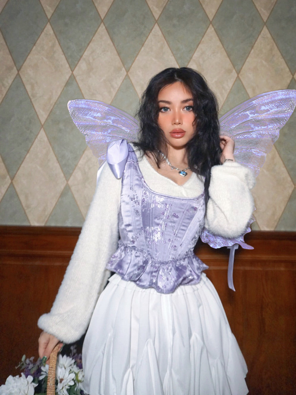 Get trendy with Lavender Dream Corset Handmade - Corset available at Peiliee Shop. Grab yours for $79.90 today!