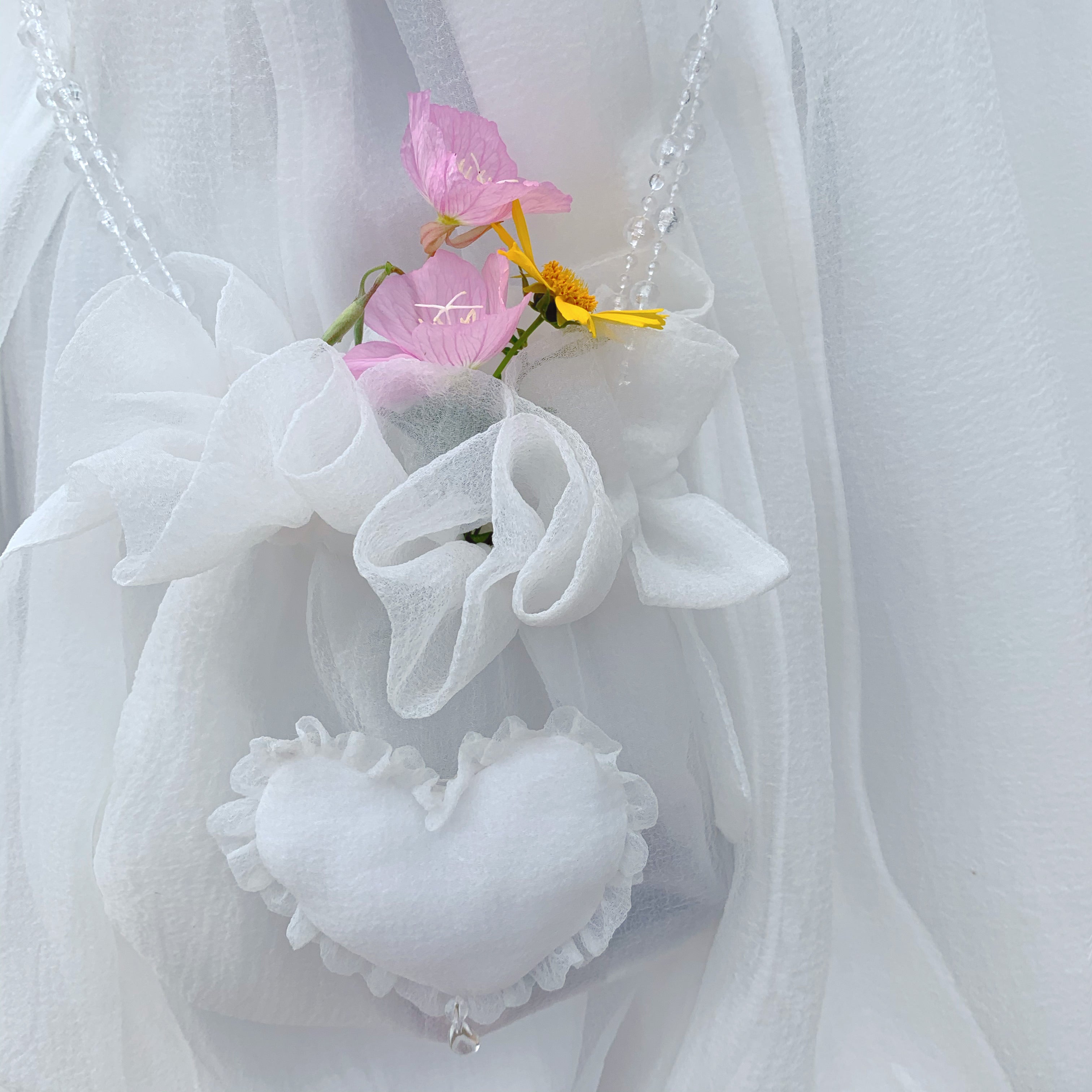 Get trendy with NOLOLITA Sugar Cloud Heart Mini Bag - available at Peiliee Shop. Grab yours for $15 today!
