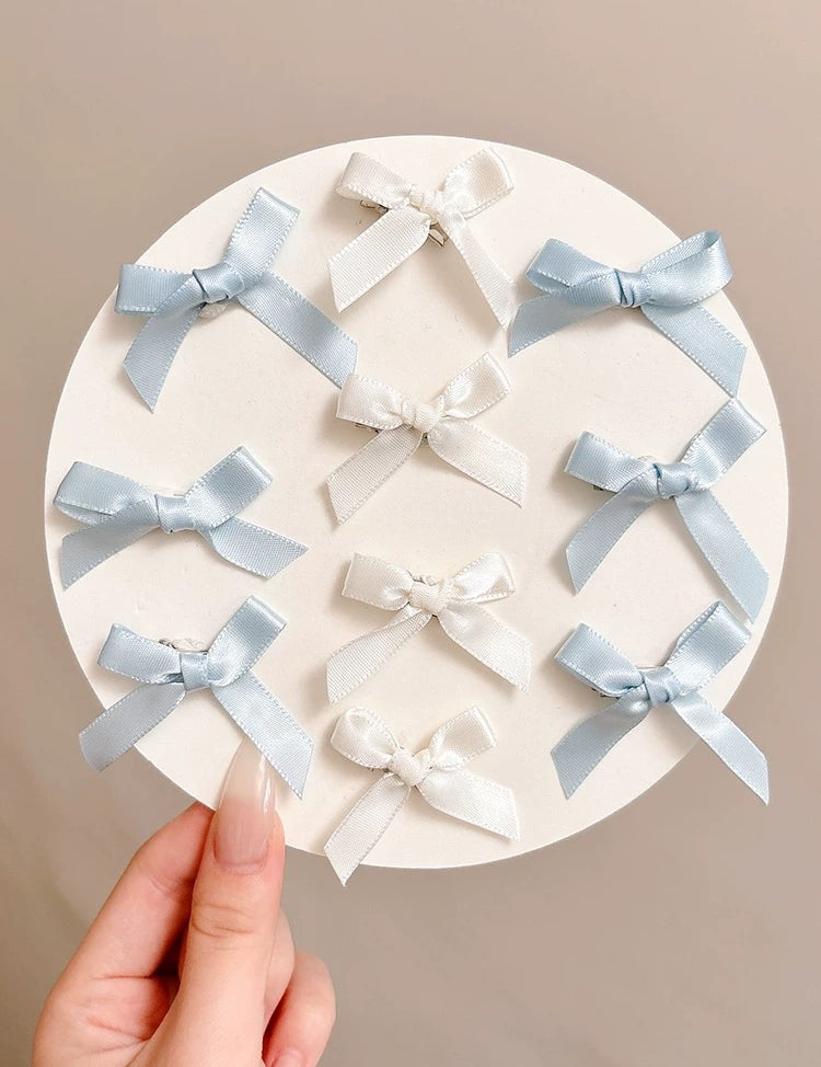 Get trendy with [Set with 10] Baby Blue Ribbon Hairpin - Accessories available at Peiliee Shop. Grab yours for $2.90 today!