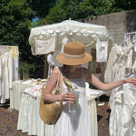 Get trendy with [Tailor Made] Aroma After Rain Handmade Cotton Dress -  available at Peiliee Shop. Grab yours for $89 today!