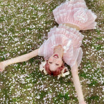Get trendy with [August Unicorn] The blooming dream crop top and skirt set - Dresses available at Peiliee Shop. Grab yours for $68 today!