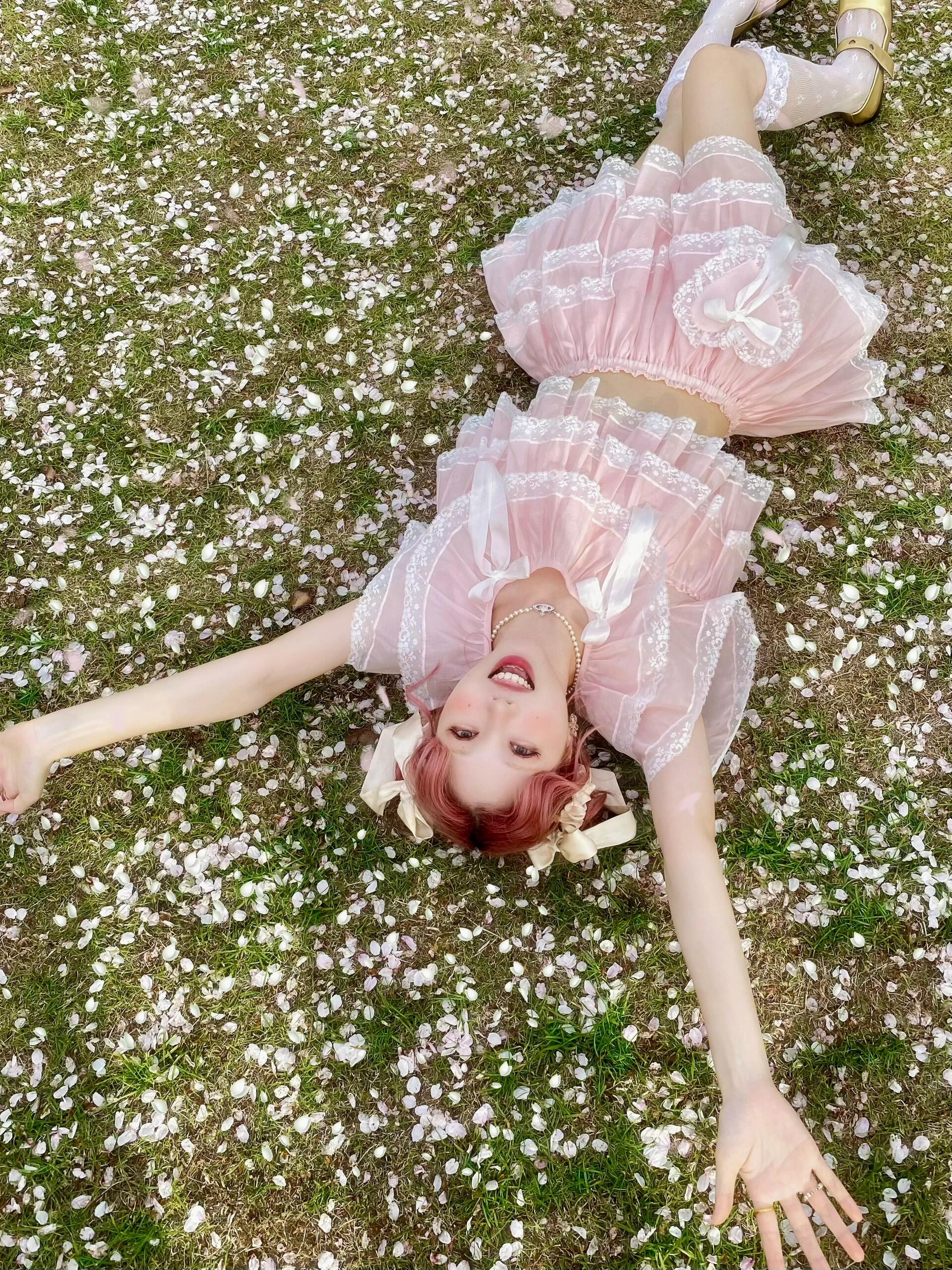 Get trendy with [August Unicorn] The blooming dream crop top and skirt set - Dresses available at Peiliee Shop. Grab yours for $68 today!
