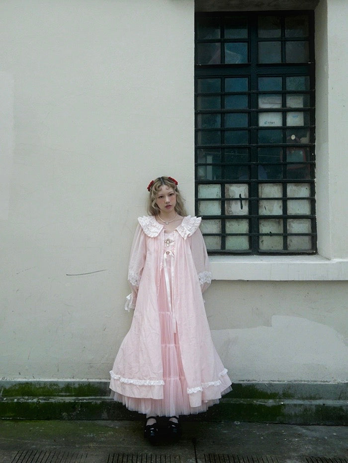Get trendy with [August Unicorn] Silk Dreamland Robe Dress - Dresses available at Peiliee Shop. Grab yours for $160 today!