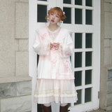 August Unicorn Pink Lace Oversized Sailor Girl Outer