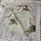 Rose Island Fairy Whisper Vintage Headscarf Small Square Scarf