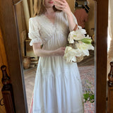 Customized Sewing Diary Handmade Whispering Meadow Cotton Dress