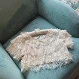 Rose Candy Summer Rose Cottage Princess Lace Cami and Mini Shawl Set