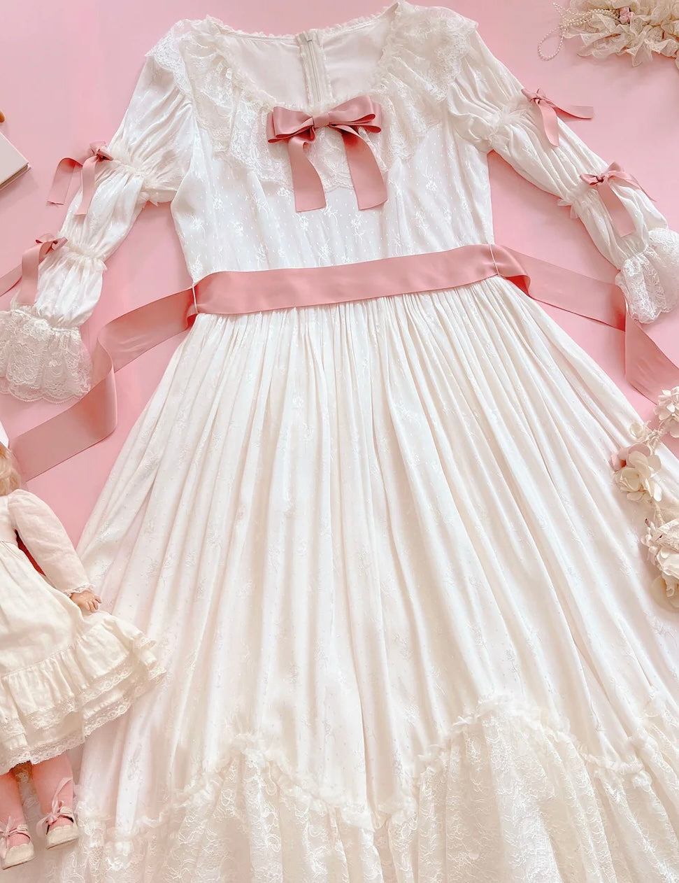Get trendy with [Le Flacon] [Pre-order] 'French Doll' Rococo-inspired One-piece Dress -  available at Peiliee Shop. Grab yours for $219 today!