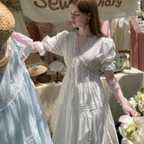 Customized Sewing Diary Handmade Whispering Meadow Cotton Dress