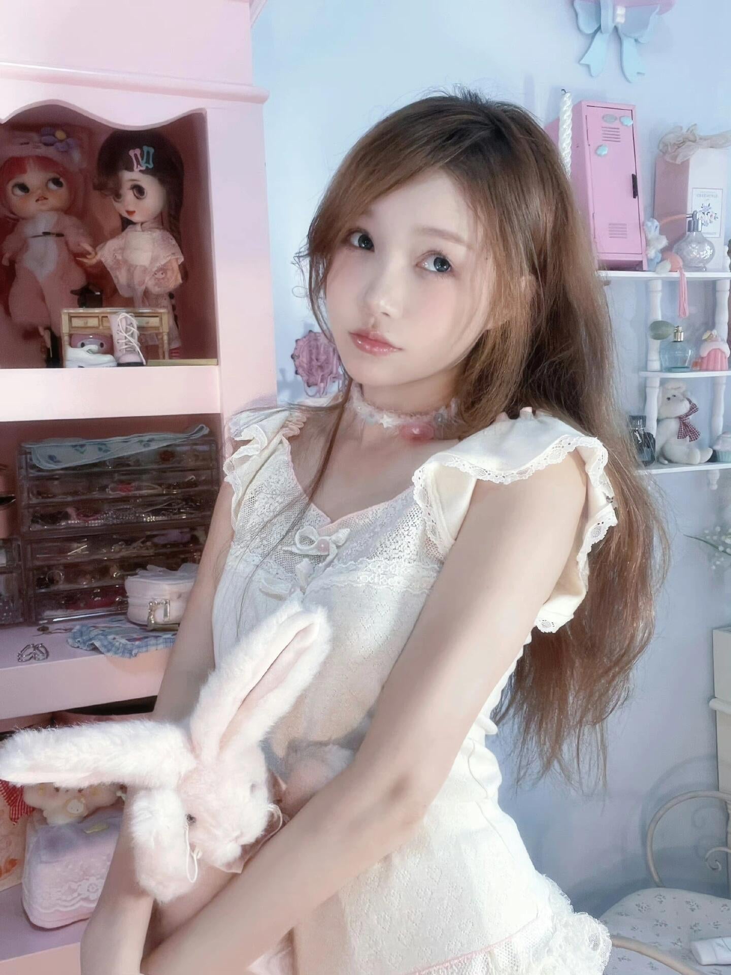 Get trendy with [Rose Island] Bunny dreams crop top -  available at Peiliee Shop. Grab yours for $28 today!