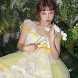 [August Unicron] Floral Lullaby Handmade Maxi Dress
