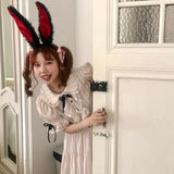 August Unicorn Wonderland Maid Stripe Dress