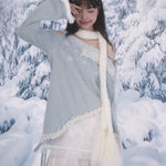 Get trendy with [Rose Island]Snowy Feather Tassel Faux Fur Scarf - Coats & Jackets available at Peiliee Shop. Grab yours for $19.90 today!