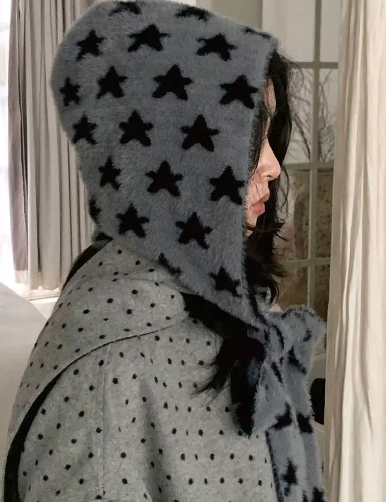 Get trendy with Sic Astra Twinkle Stars ribbon scarf - Accessories available at Peiliee Shop. Grab yours for $19.90 today!