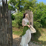 Get trendy with [SPOII UNOSA] Cottage Fairy Tale Lace Dress Holiday Dress Gown -  available at Peiliee Shop. Grab yours for $86 today!