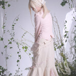 Get trendy with [Rose Island] Cottage Garden Mermaid Tail Cotton Long Skirt - Dress available at Peiliee Shop. Grab yours for $60 today!