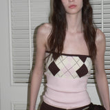 MineBeThyVers Angel Kiss Knitting Tank Top