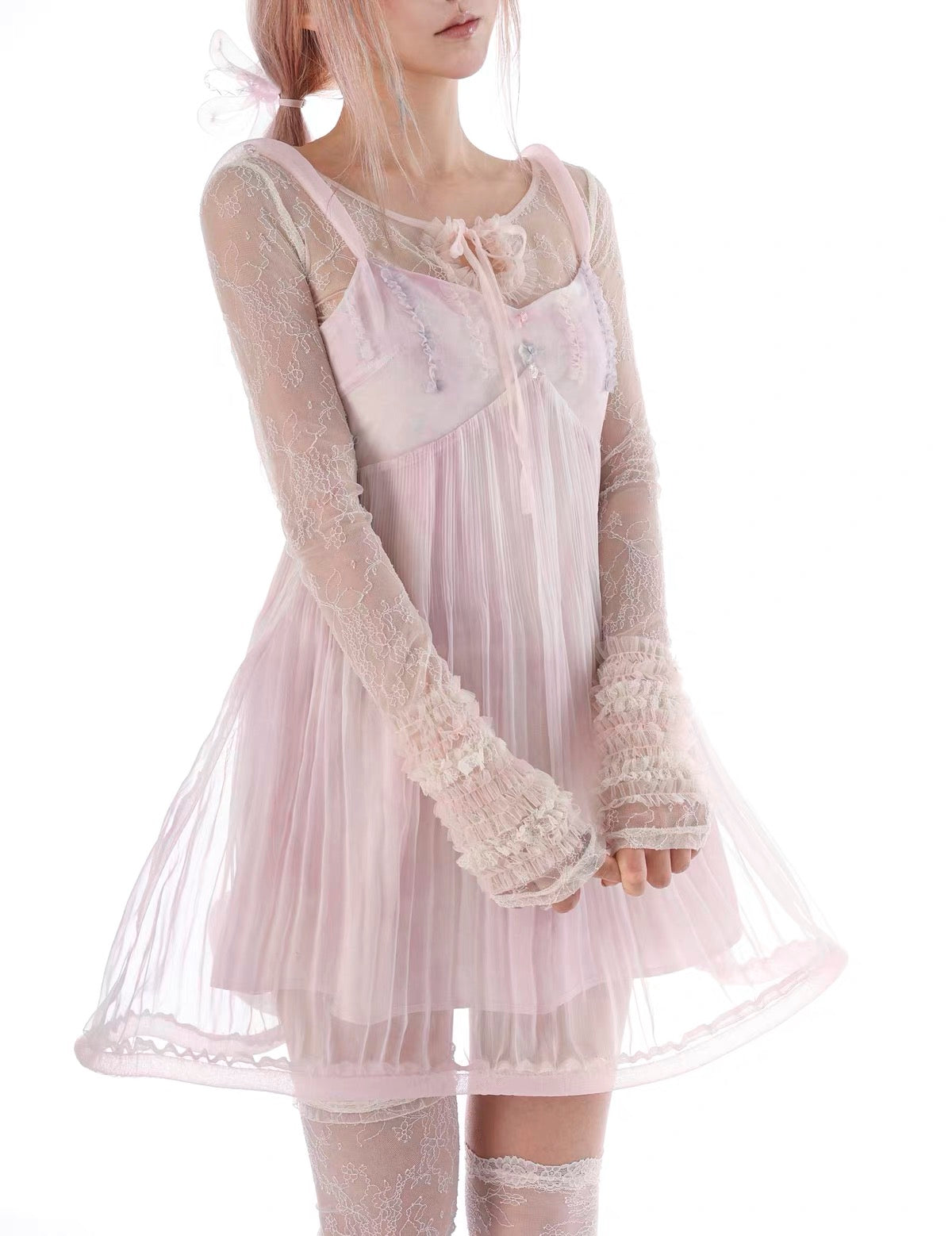 Rose Island Sea Salt Jelly Jellyfish Mini Dress