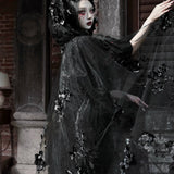 Blood Supply Christmas At Vampire Castle Midnight Thorn Veil Cape