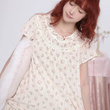 [Rose Island] Rosy Angels Floral Cotton Dress