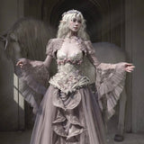 Blood Supply Moonlight Spirit Lace Bell Sleeves Cardigan