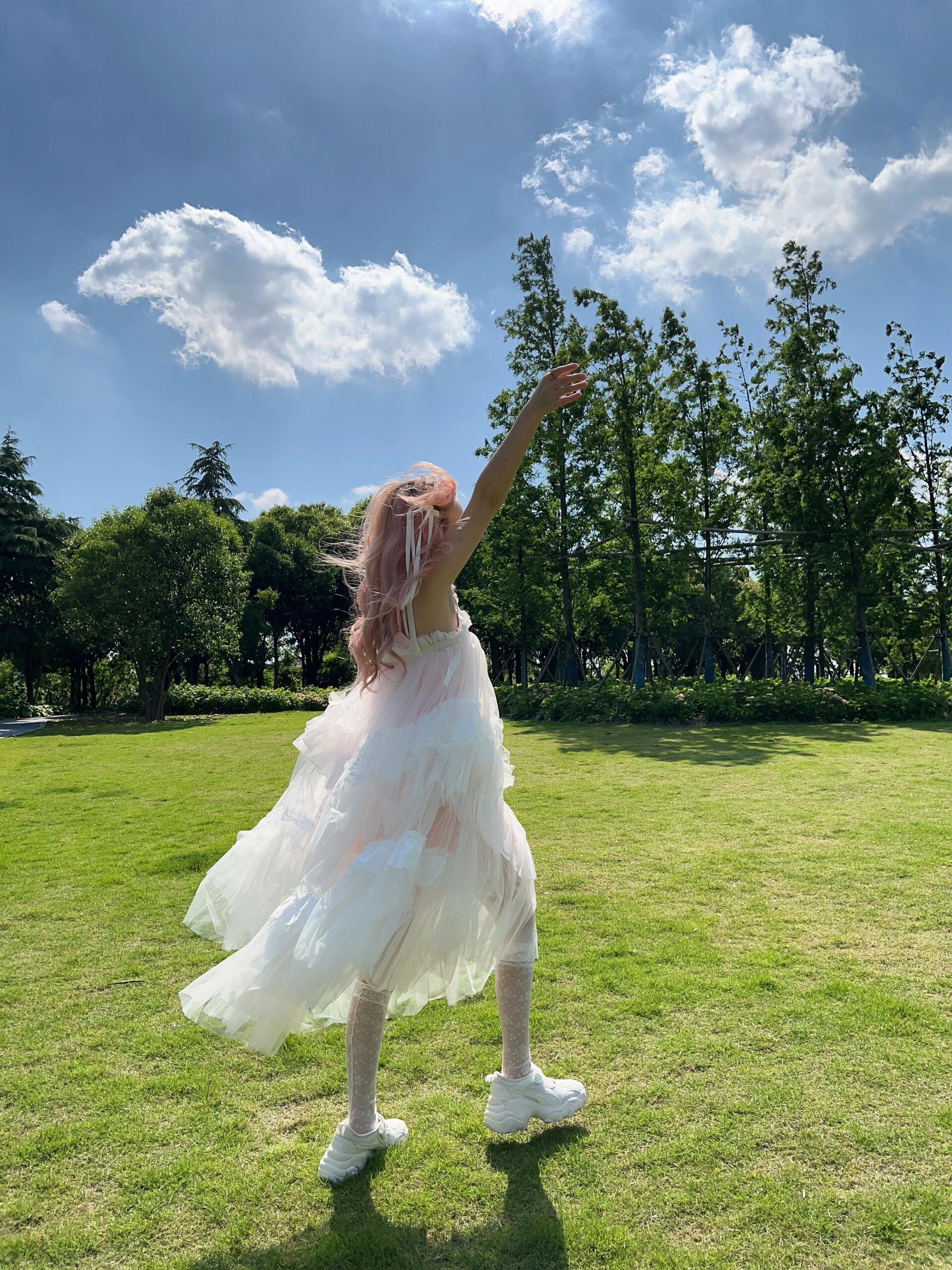 Get trendy with [August Unicorn] Angelic Mist Handmade Outer Princess Dress - Dresses available at Peiliee Shop. Grab yours for $116 today!