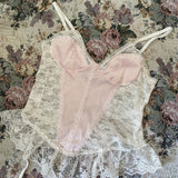Get trendy with Mid summer nights dream lingerie  lace satin corset bustier with garter straps -  available at Peiliee Shop. Grab yours for $29 today!