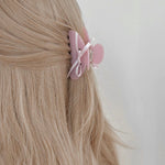 Get trendy with Angelic pink actylic hair claw clips -  available at Peiliee Shop. Grab yours for $5.80 today!