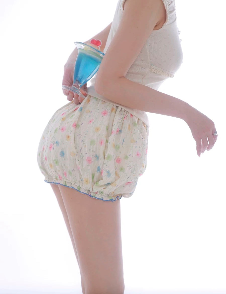 Get trendy with Rose Island Bunny land mini shorts bloomer -  available at Peiliee Shop. Grab yours for $28 today!