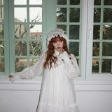 August Unicorn Edwardian Fairy Doll Silk Cotton Dress