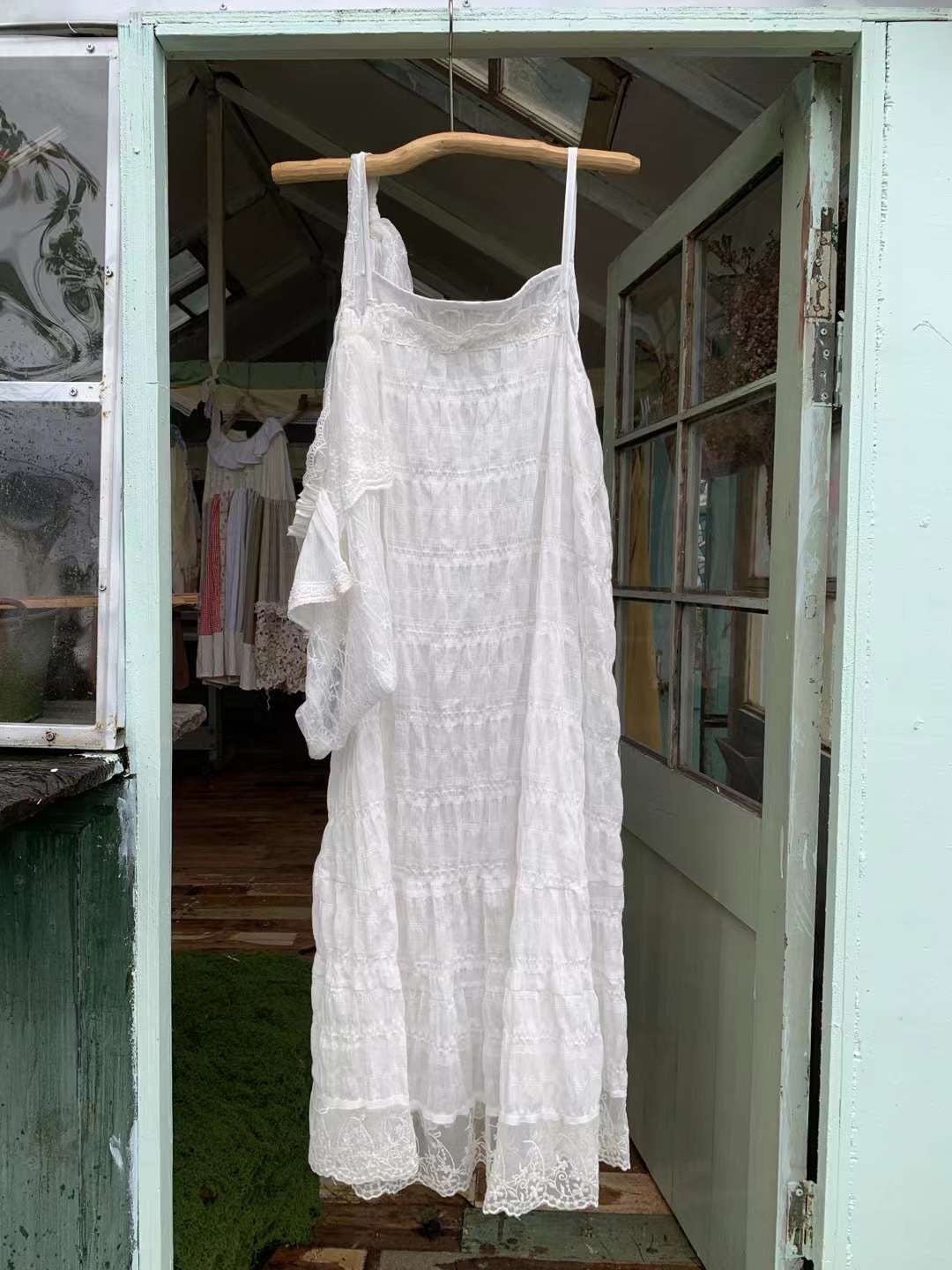Get trendy with [Tailor Made] Lemonade In Rainy Season Handmade Cotton Dress -  available at Peiliee Shop. Grab yours for $89 today!
