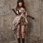 Get trendy with [Blood Supply] Dragon Era steampunk short Cake mini Skirt - Skirt available at Peiliee Shop. Grab yours for $55 today!