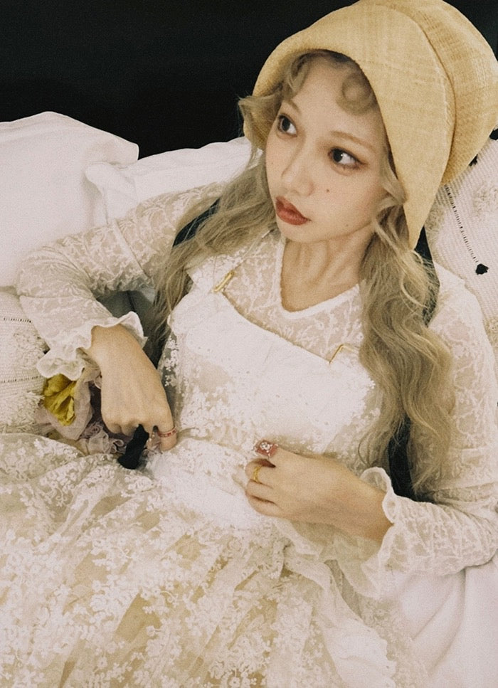 Get trendy with [August Unicorn] Embroidered Lace Princess Dress - Dresses available at Peiliee Shop. Grab yours for $99 today!